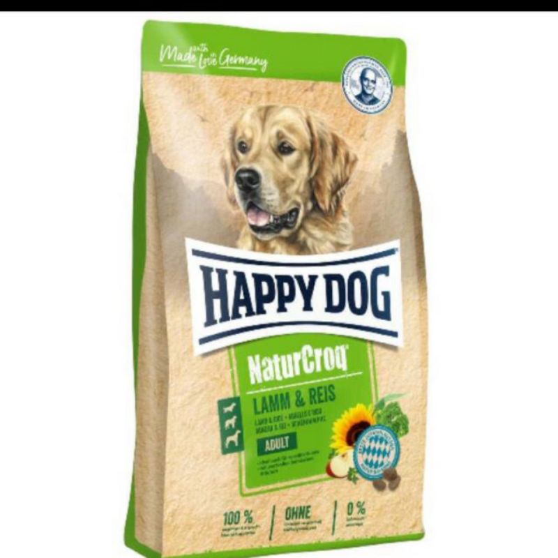 HAPPY DOG NATURCRQ LAMB AND RICE / SENIOR 15 KG DOG FOOD