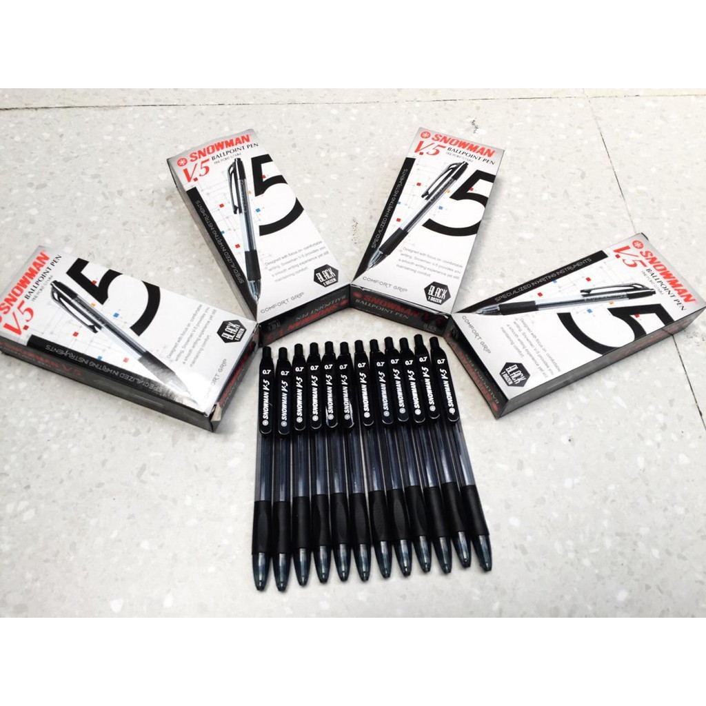 

BOLPOIN SNOWMAN V-5 0.7 HITAM