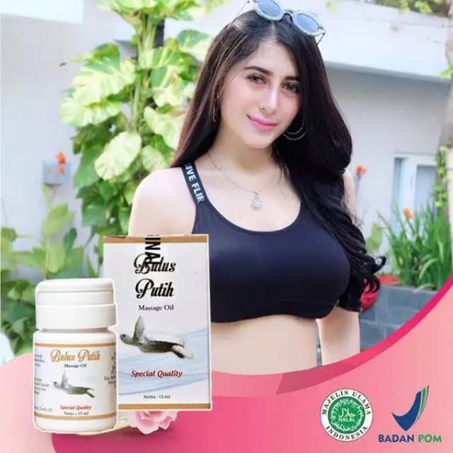 BPOM Minyak Bulus Putih Pembesar Dan Pengencang Payudara Montok Massage Oil Original 100% Asli