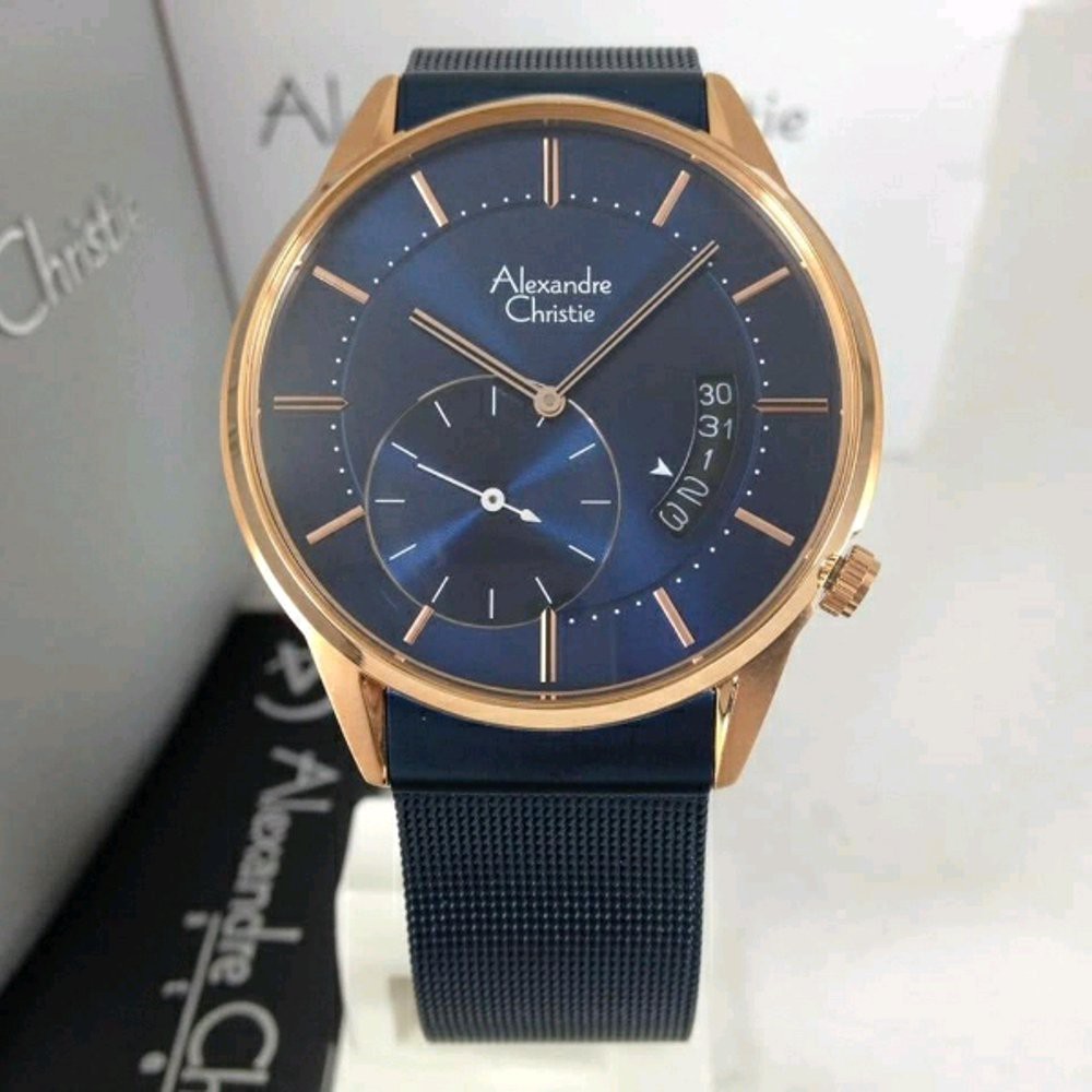 Jam Tangan Pria Alexandre Christie AC 8519 40mm xxkrek Original