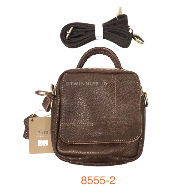 Tas RB KECIL selempang pria kulit import LEVIS 8555-2