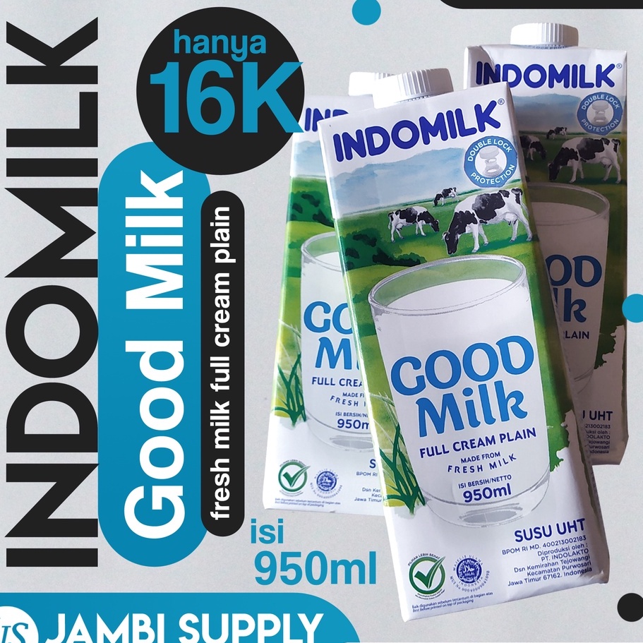 

INDOMILK FULL CREAM 950ML