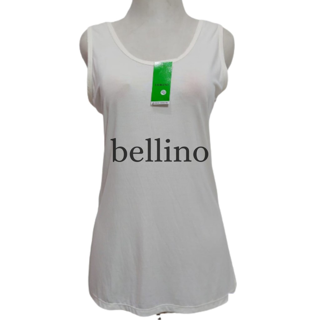 Singlet Wanita Jumbo LD 115cm Tanktop Jumbo XXL Teng top XXL Tentop  Tali Lebar Big Size-putih tulang