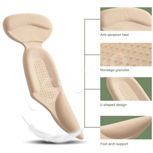 High Heels Grips Liner Arch Support for Heel Protector Shoes Pads