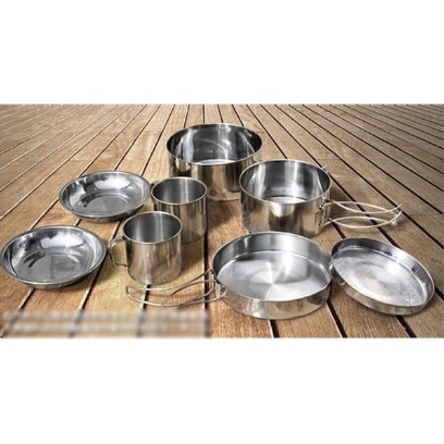 Cooking Set Langseng Outdoor - Alat Masak Camping - Nesting - Alat Masak Outdoor Ultralight