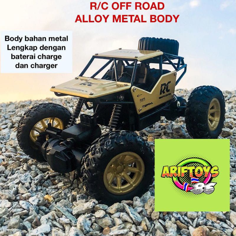 Rc Remote Mainan Mobil Remote Control Rock RC Crawler Offroad Alloy