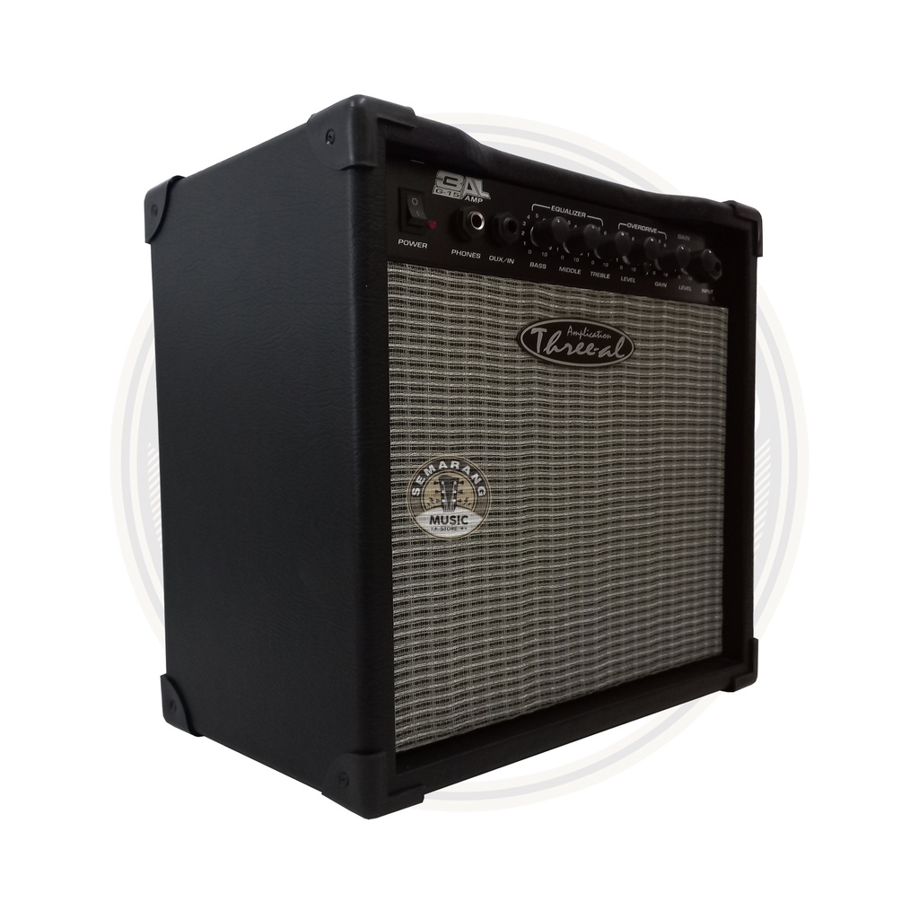 Amplifier Gitar Ampli Gitar dan Bass Merk Three Al 8&quot; inch Amply Gitar