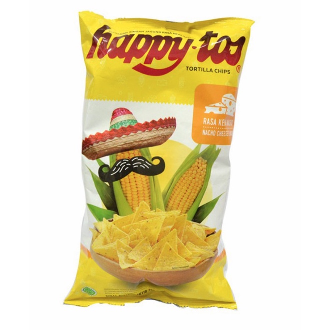 

Happytos Nacho Cheese / Jagung Bakar 140 gram