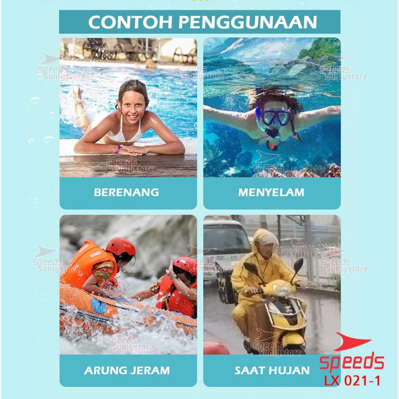 SPEEDS Sarung Hp Tempat Hp waterproof hp  Anti Air Cover Hp