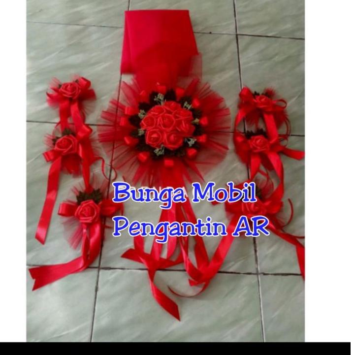 LANGSUNG KIRIM.. Bunga Mobil pengantinmurah k2 , Bunga hias mobil pengantin, Bunga dekor mobil