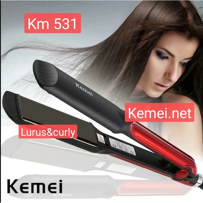 Catokan Rambut Kemei KM-531 Catok Professional Hair Straightener 531 catokan kemei km 531