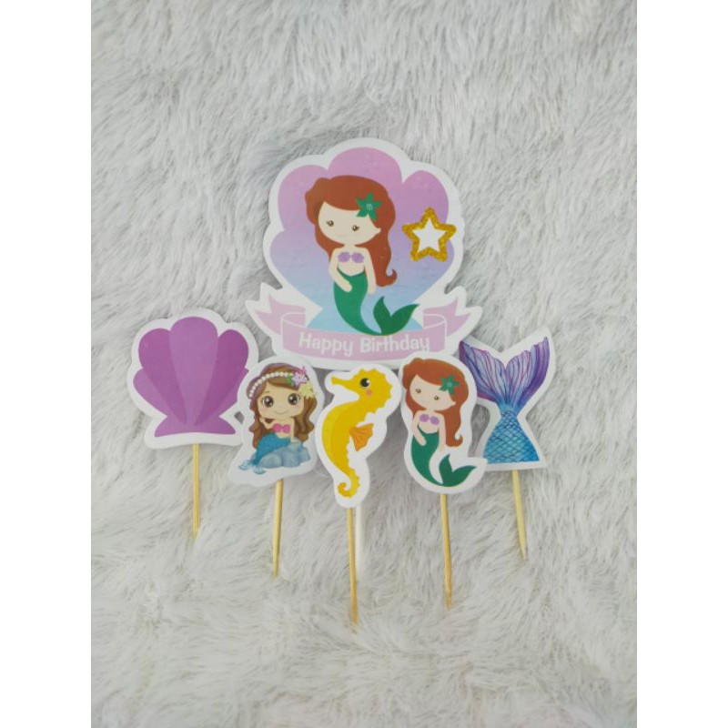 Topper Cake Mermaid