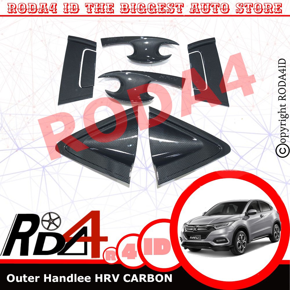 Outer Handle Depan Belakang Honda HRV CARBON