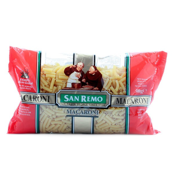 

SAN REMO Maccaroni Pasta 500gr