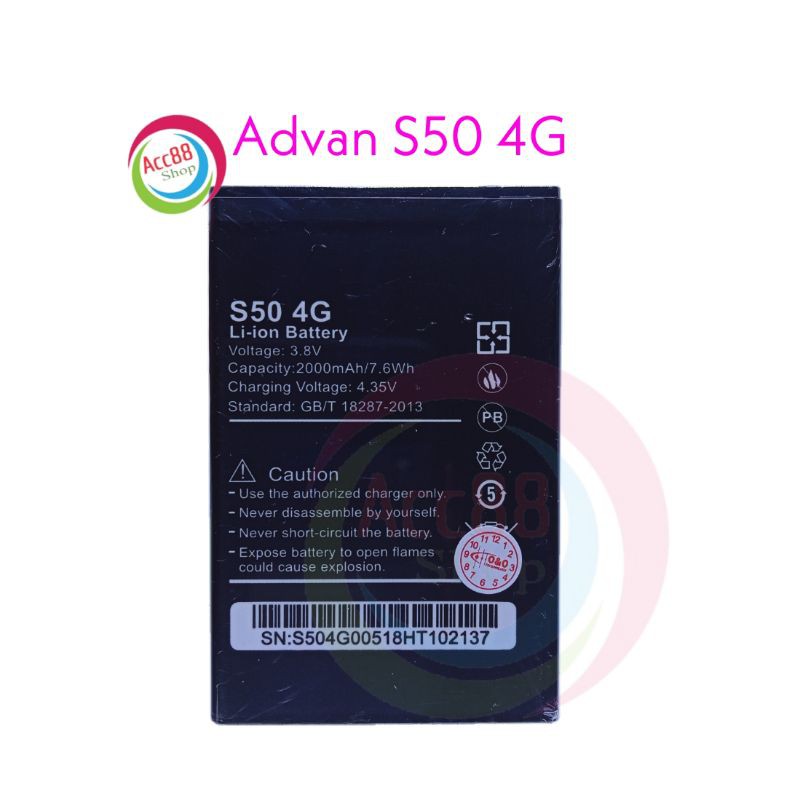 Baterai Batre Battery Original Advan S50 4G