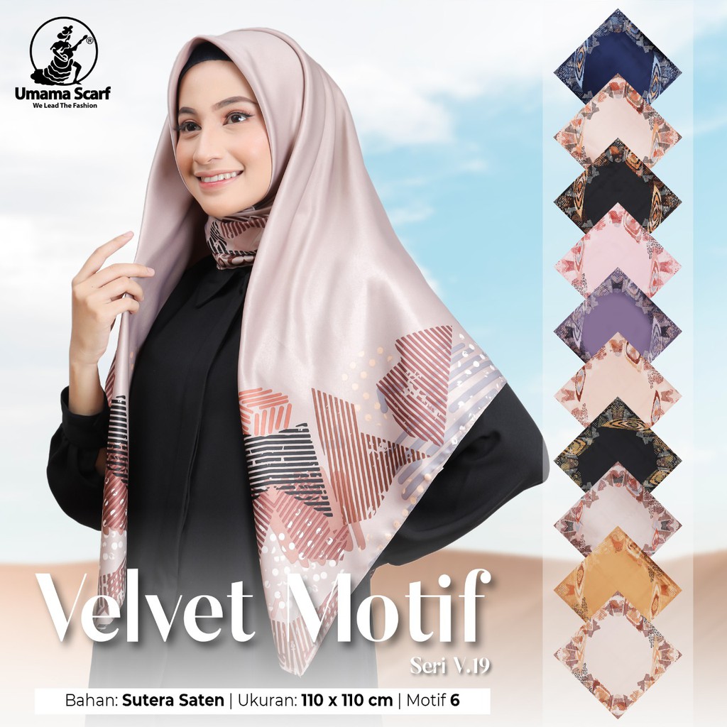 VELVET motif UMAMA/OLIVE/AZARA