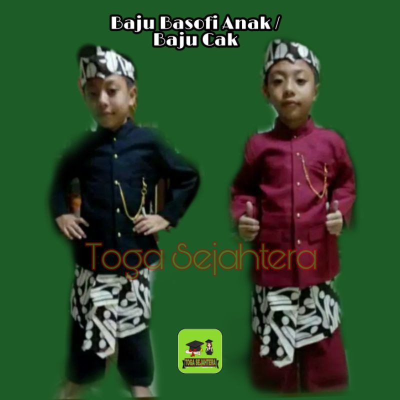 Baju Basofi Anak / Baju Cak Adat Jawa