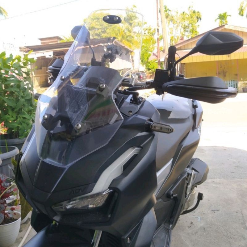 Windshield ADV 160 150 Visor ADV 160 Model Tinggi Smoke YDP