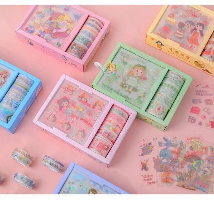 

Sticker + Selotip Set Motif Imut 2nd Edition