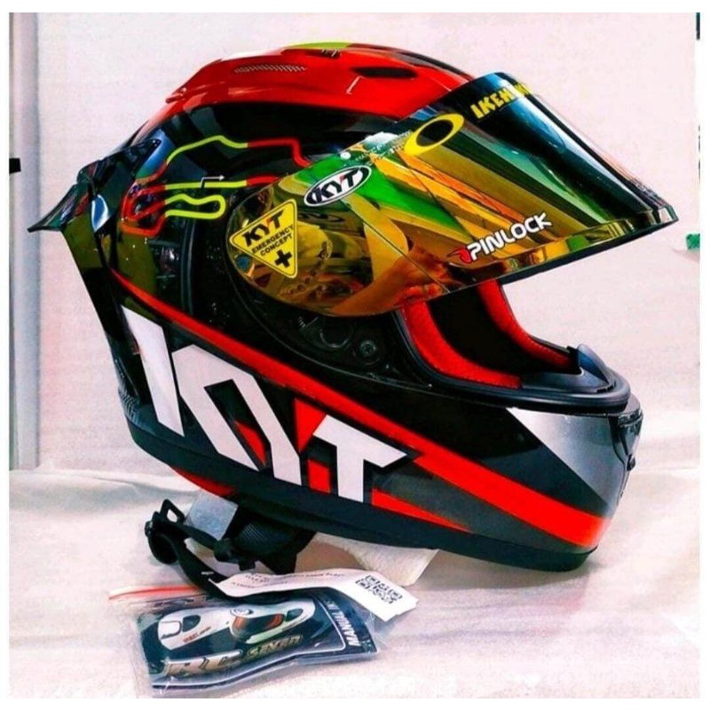 helm full face kyt rc seven paket ganteng kyt rc7 Paket Ganteng-2