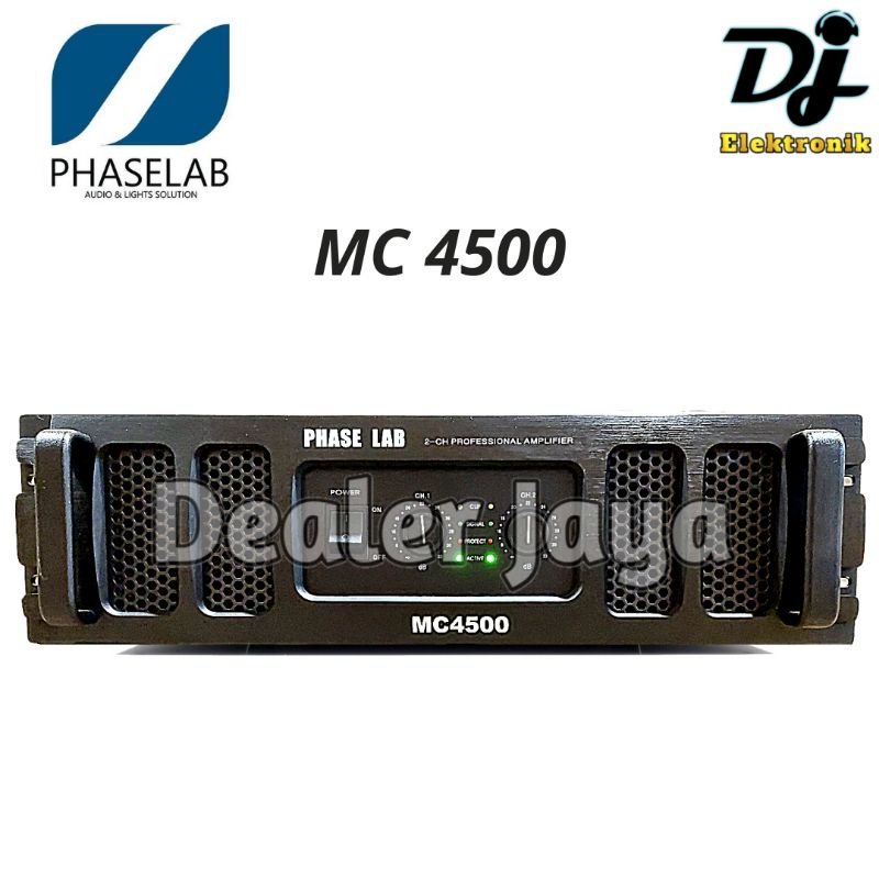 Power Amplifier Phaselab / Phase Lab MC4500 / MC 4500 - 2 channel