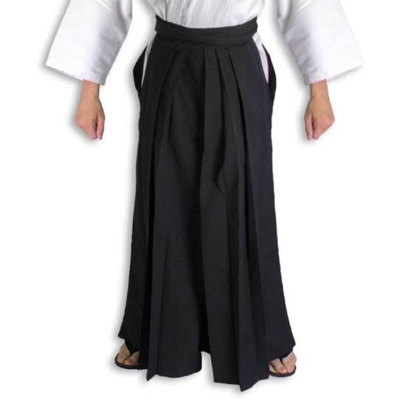 Hakama aikido ninjutsu standar beladiri bukan cuma cosplay kendo celana samurai pakaian beladiri