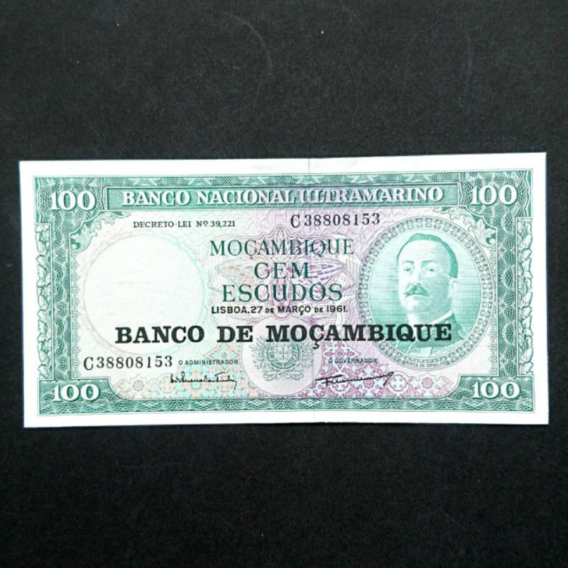 [Vista.12] Uang Mozambik Mocambique 100 escudos