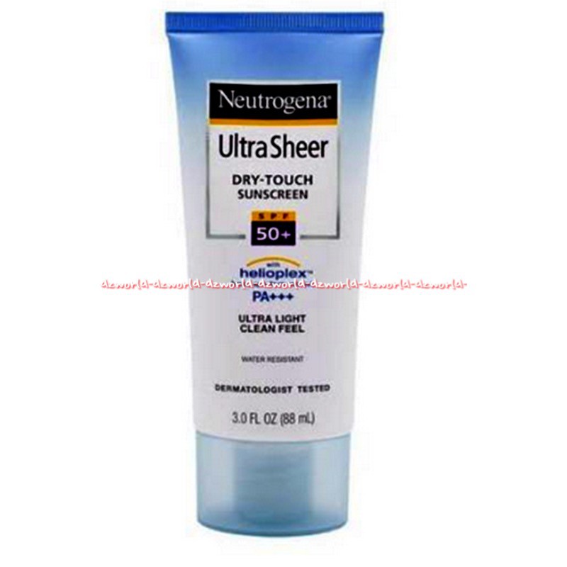 Neutrogena 88ml Ultra Sheer Dry Touch Sunscreen SPF 50+ Broad Spectrum Neutro gena