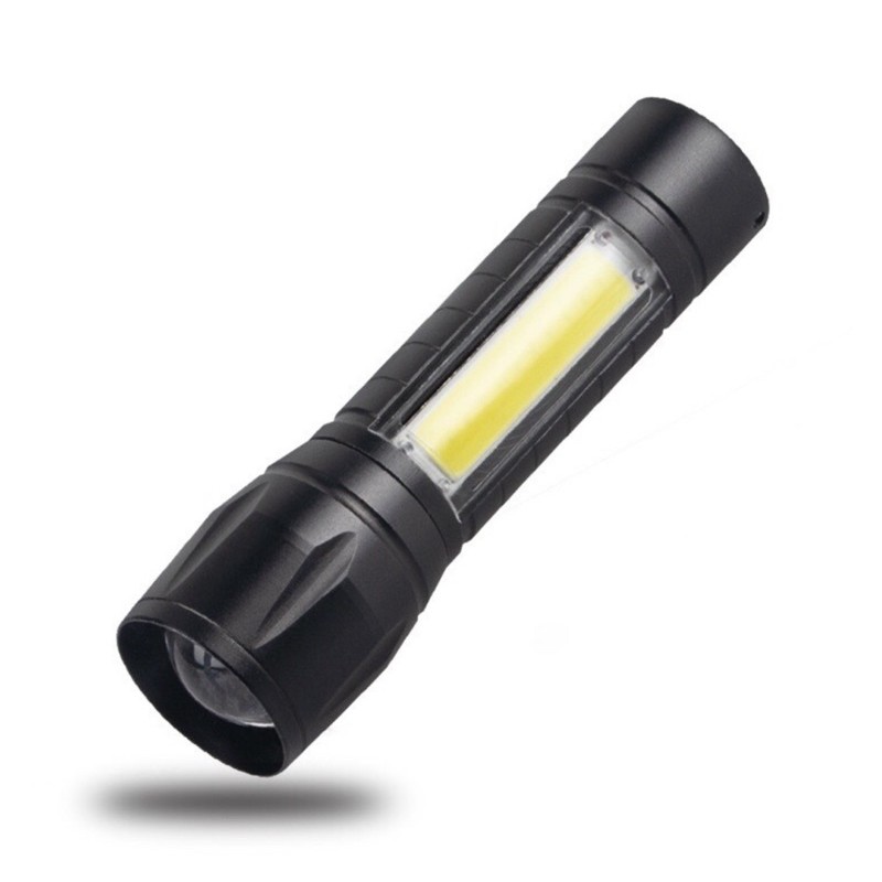 Senter cas mini portable senter LED COB emergency