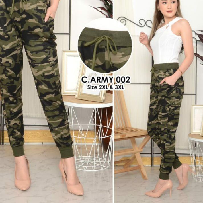 SESILIA WEN SHOP / CELANA ARMY / CELANA LORENG WANITA / JOGGER ARMY WANITA / CELANA ARMY WANITA / CE