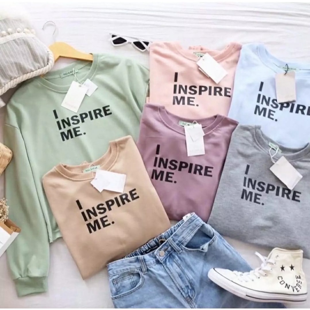 SWEATER WANITA I INSPIRE ME /  SWEATER WANITA TEBAL