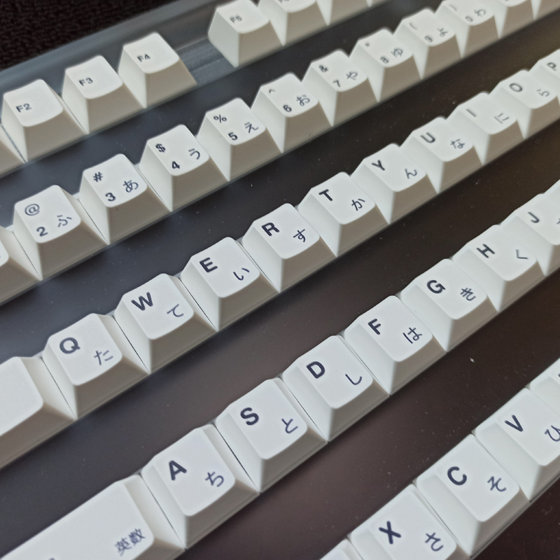 Keycaps 135 Tombol Pbt Desain Minimalis Warna Putih Untuk Keyboard Mekanik