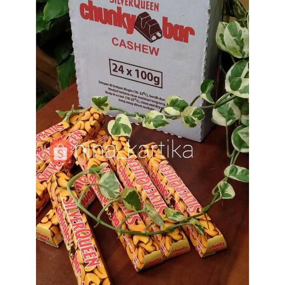 

U0 SilverQueen Chunky Bar 100 Gr✳ (Murah Banget)