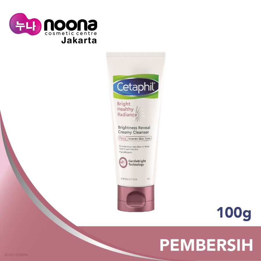 CETAPHIL HEALTHY RADIANCE BRIGHTNESS REVEAL CREAMY CLEANSER 100GR -NJ