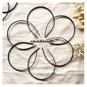 Bando Hitam / Bando Lidi / Bando Plastik Polos / Bando Pria Dan Wanita / Bando Rambut