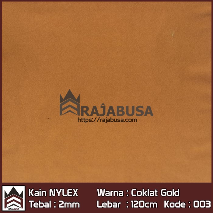 Kain Nylex Coklat Gold - Kain Bulu Pendek | Toko Kain Boneka Terlengkap