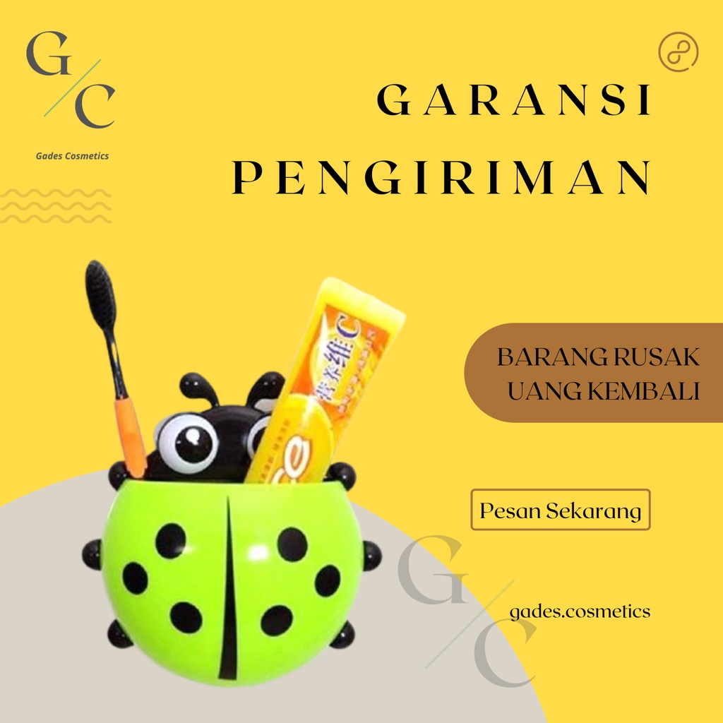 Tempat Rak Sikat Gigi Odol Tempel Rak Kamar Mandi Wadah Sikat Gigi Tempel Kaca Kamar Mandi Motif Kar