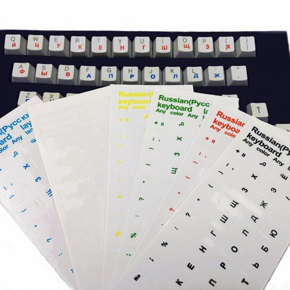 Stiker Keyboard Agustina Tahan Lama Tanpa Alfabet Banyak Warna Transparan