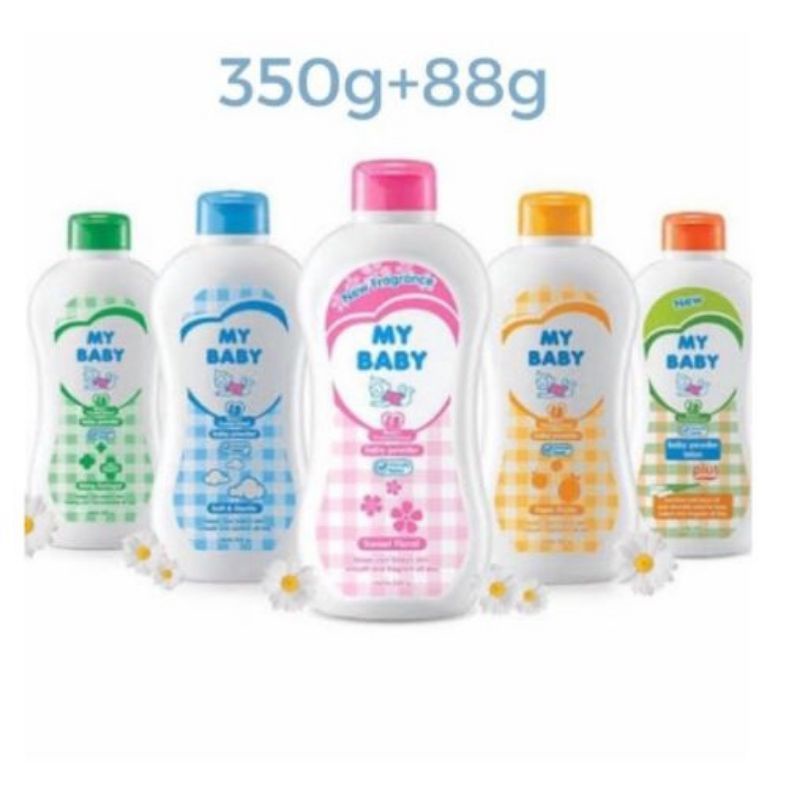 My baby bedak powder 350gr + 88gr