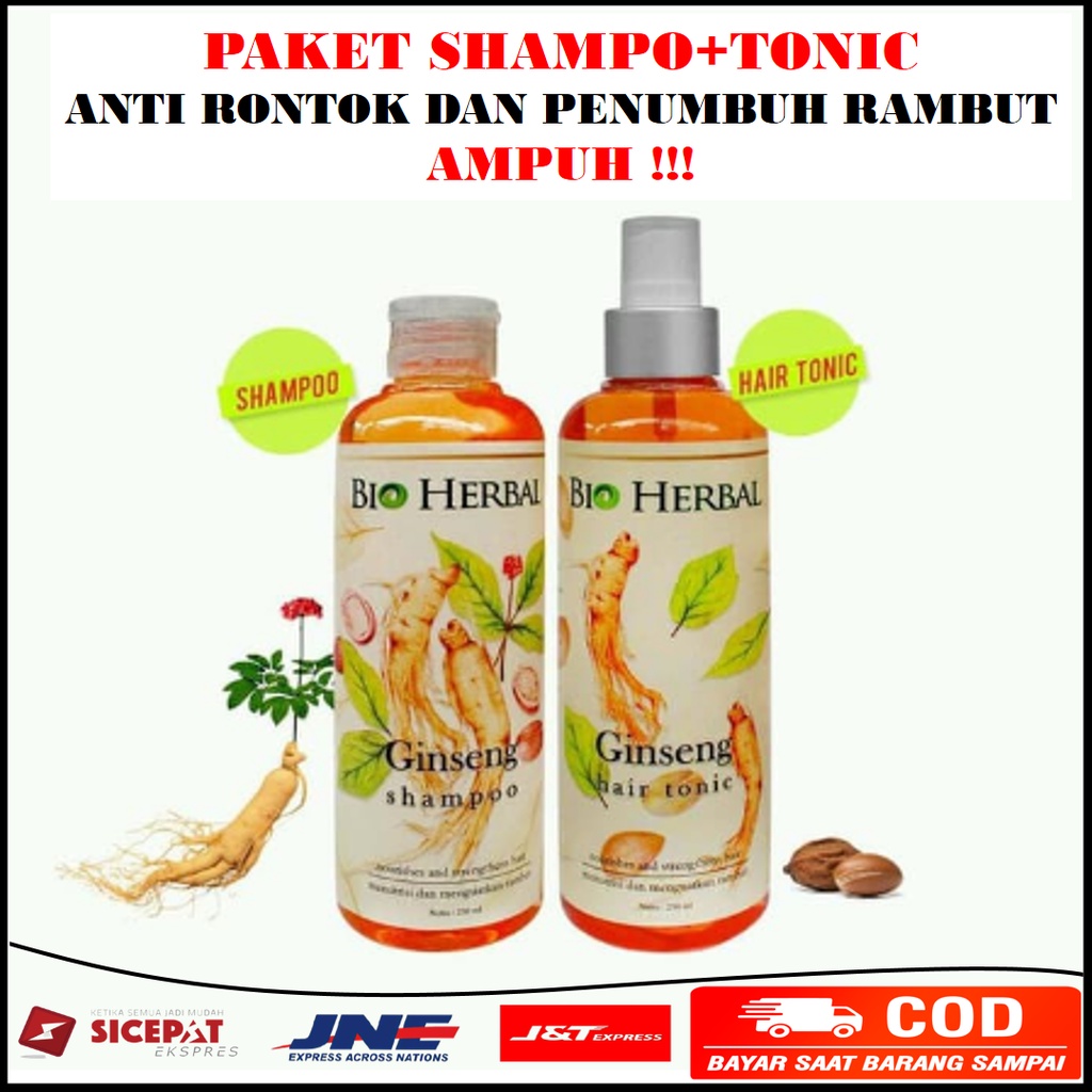 Vitamin Rambut Rontok Paket Shampo Rambut Rontok Dan Tonik Rambut Rontok Penyubur Rambut Rontok