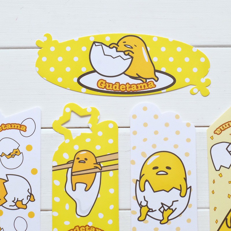 

Gudetama Paper Bookmark Set / Pembatas Buku Gudetama