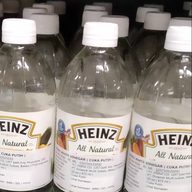 

Heinz white vinegar cuka putih 16oz 435ml
