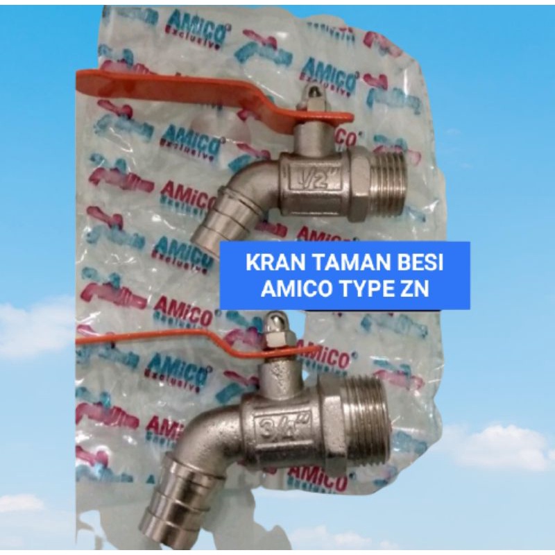 Kran Taman Besi Amico 1/2in 3/4in