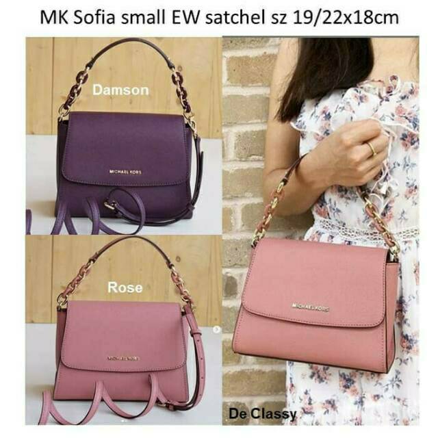 mk sofia small ew satchel