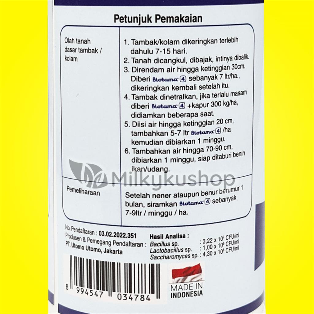 BIOTAMA 4 IKAN 500 ML PROBIOTIK VITAMIN