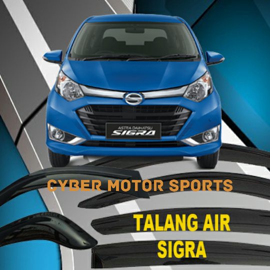 Talang Air Daihatsu Sigra, Side Visor SIGRA, Talang Air Sigra Slim