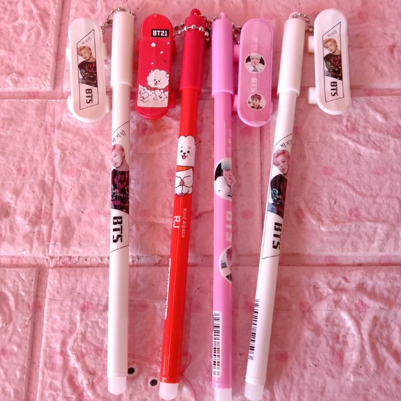 

Balpoint Pulpen Gel Motif BTS Murah