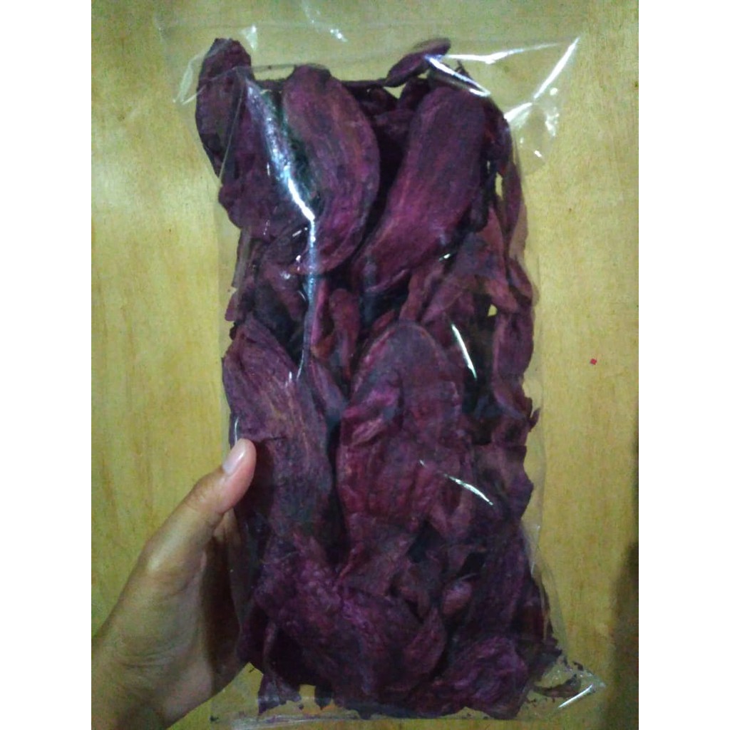 

Keripik Ubi Ungu 250 Gram (1/4 Kg)