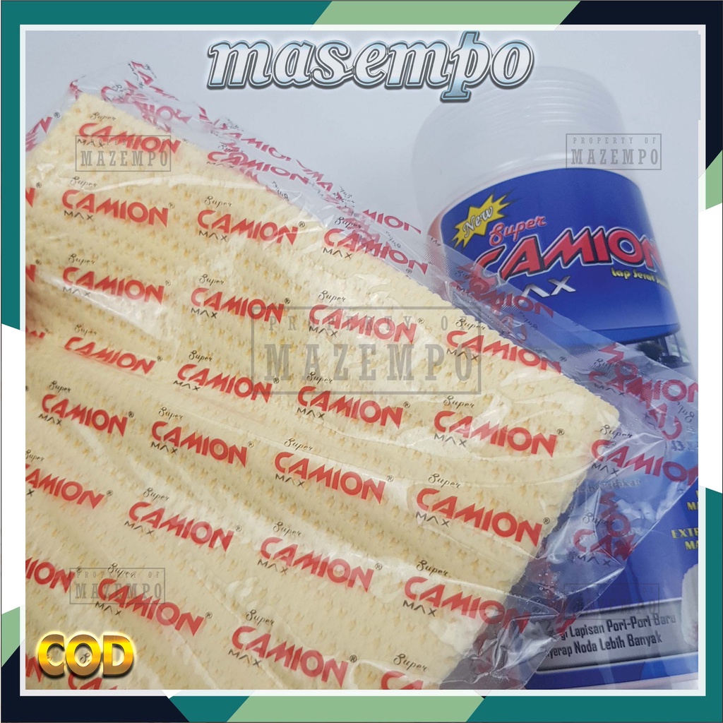 Lap kanebo mobil original Chamois Camion 100% jumbo tebal untuk motor MASEMPO MAZEMPO