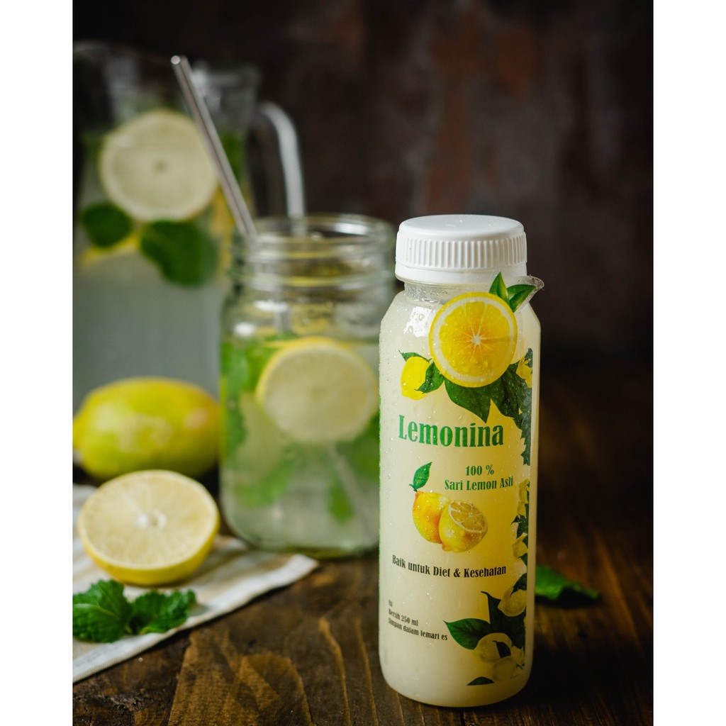 

Lemonina Sari Lemon 250 ML Tanpa Pengawet PIRT